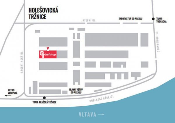 Mapa Nová prodejna