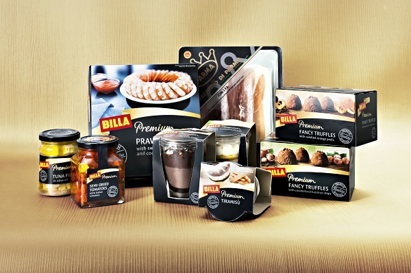 Výrobky Billa prémium PR - Billa Premium
